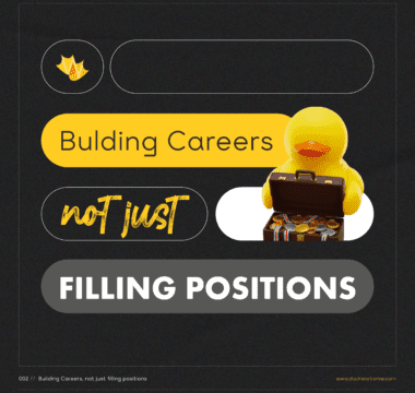 Building Careers Not Just Filling Positions