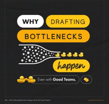 Why Drafting Bottlenecks Happen (Even with Good Teams)